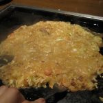 To be honest, the the Monja-Yaki is not something pretty to look at... it's almost well... kind of yiky looking thing...